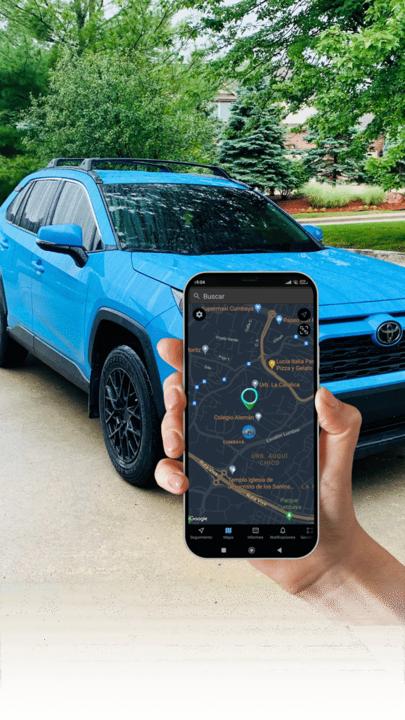 vehículo rastreado en tiempo real con plataforma Wialon FromSky GPS Ecuador